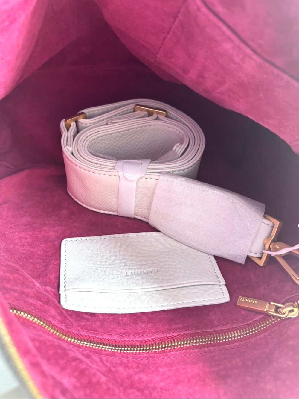 Hammitt Daniel Calla Bag. Lily White/Brushed Gold. - Picture 13 of 16